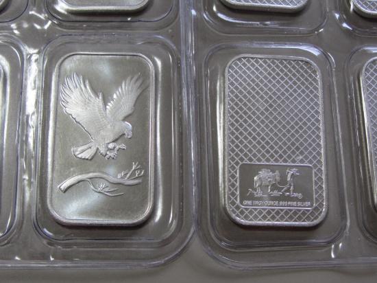 1 OUNCE SILVER TOWNE SEALED BAR .999 FINE LOT IS FOR 1 BAR PICTURE SHOWS BO