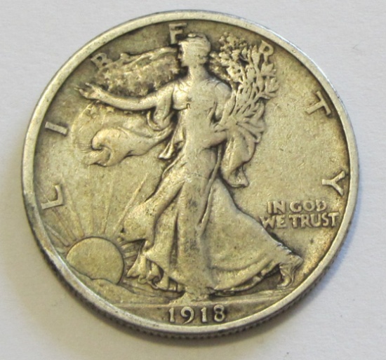 1918-S WALKING LIBERTY HALF