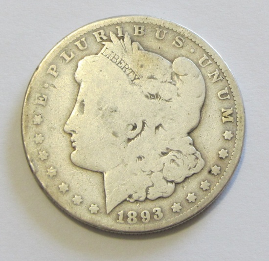 KEY DATE $1 1893-O MORGAN SILVER DOLLAR