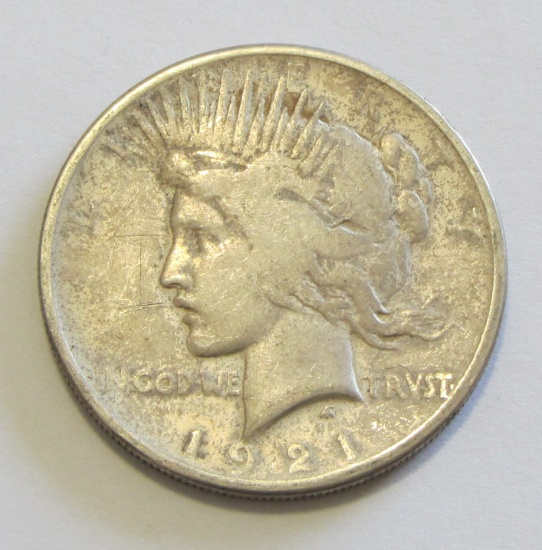 $1 KEY DATE 1921 PEACE DOLLAR