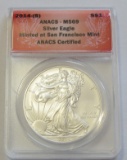 2014-S $1 SILVER EAGLE ANACS 69