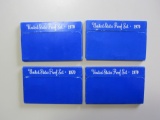 LOT OF 4 1970 PROOF SETS