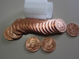 UNCIRCULATED ROLL OF 20 TRUMP DESIGN COPPER ROUNDS 1 OUNCE EACH