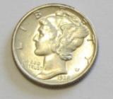 BU 1938 MERCURY DIME