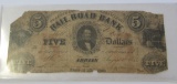 $5 RAIL ROAD BANK ADRIAN MICHIGAN 1853