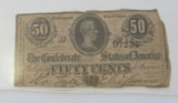 50 CENT CONFEDERATE FRACTIONAL 1864