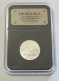 PROOF SILVER QUARTER NEBRASKA