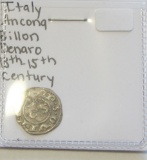SILVER ITALY DENARO 13TH CENTURY