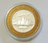 SILVER FLAMINGO CASINO TOKEN .999