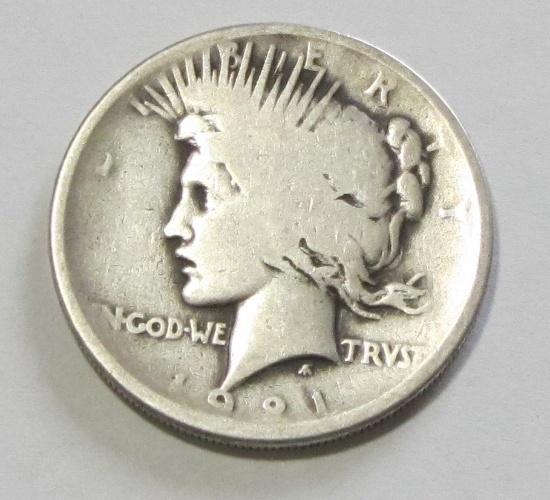 KEY DATE $1 1921 PEACE DOLLAR