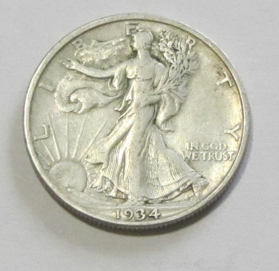 1934-S WALKING LIBERTY HALF