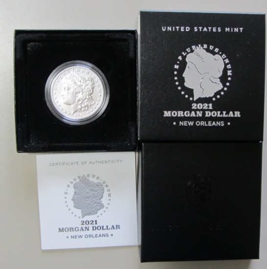 $1 2021 MORGAN NEW ORLEANS UNITED STATES MINT