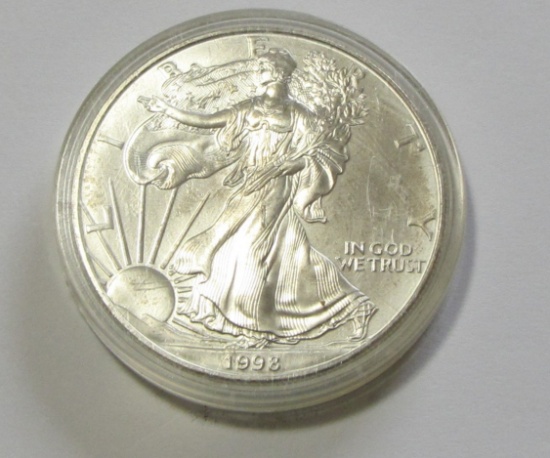 $1 1998 ASE SILVER EAGLE