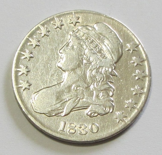 1830 CAPPED BUST HALF