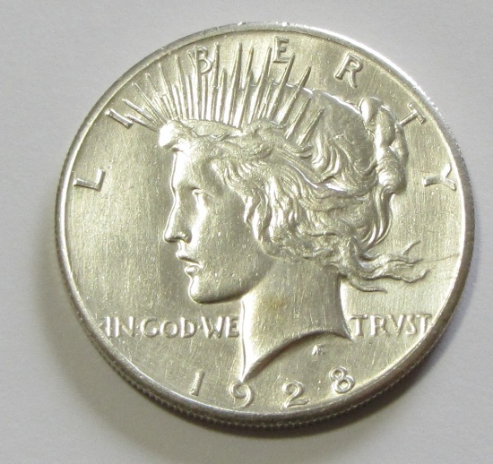 KEY DATE $1 1928 PEACE DOLLAR