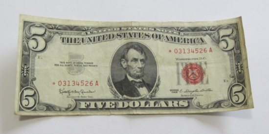 STAR $5 RED SEAL 1963