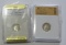 2 PROOF SILVER DIMES UNCIRCULATED