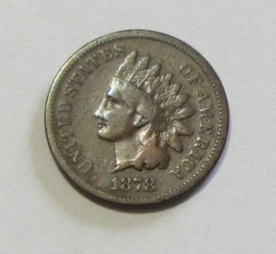 TOUGH DATE 1878 INDIAN HEAD CENT