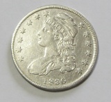 1836 CAPPED BUST HALF DOLLAR 50C