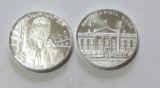 TRUMP 1 OUNCE SILVER ROUND .999 FINE BRILLIANT UNCIRCULATED LOT IS FOR ONE