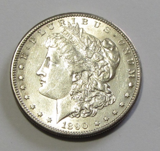 $1 1890-S BU MORGAN SILVER DOLLAR