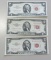 LOT OF 3 $2 RED SEALS