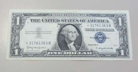 STAR $1 1957 SILVER CERTIFICATE