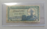 5 CENT MILITARY PAYMENT CERTIFICATE SERIES 661