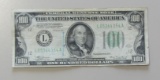 $100 FEDERAL RESERVE NOTE 1934 4354