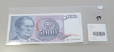 5000 YOUGOSLAVIA UNC