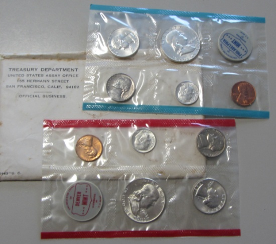 1963 SILVER MINT SET P AND D