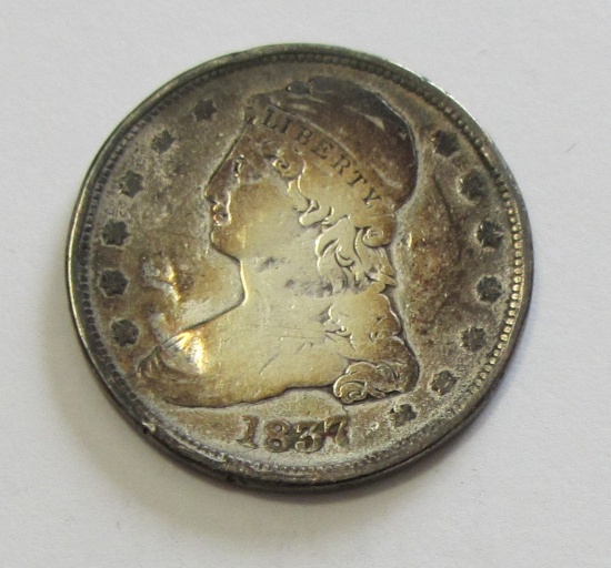 1837 CAPPED BUST HALF DOLLAR