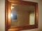 Gold Colored Beveled Glass Wall Mirror with Box 33