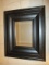 Black Wood Beveled Mirror with Gold Accents 22
