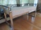 Modern Design Metal and Bonded Leather Bench 40