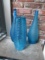 Decorative Blue Glass Vases 16
