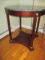 Marbletop Empire Style 4 Leg Round Table 29