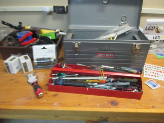 Craftsman Toolbox, Screwdrivers, Wrenches & Other Tools
