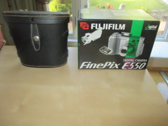 Fuji FinePix E550 Camera and Voyager Binoculars