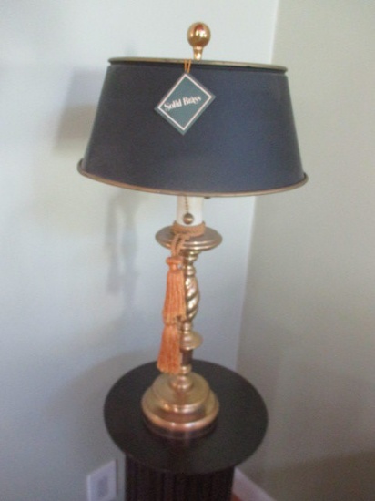 Solid Brass Table Lamp 23"