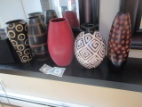 Pottery, Ceramic and Wood Vases