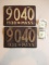 1930 Low Number Massachusetts Number Plates