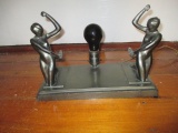 Art Deco Spelter Figural Lamp 13