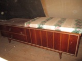 Midcentury Modern Lane Bench / Cedar Chest with 2 Drawers 5' X 18