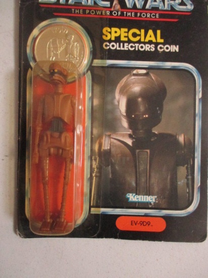 Star Wars Kenner EV-9D9 Power of the Force Action Special Collection Coin In Store Display Rack Pack