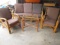 Rattan Patio Set - 2 and Chairs and Coffee Table