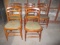 5 Needlepoint Rose Chairs