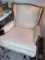 Wingback Upholstered Chair (Some Fraying) 36