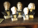 Famous Composers' Busts