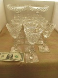 Hawkes Crystal Signed, 2 Compotes 9